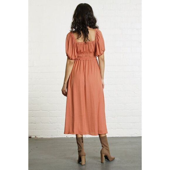 ✨dRA Lola Dress Midi Bohemian Sweetheart Neckline✨ - Picture 3 of 6